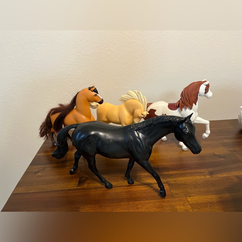 Set of Four Horses